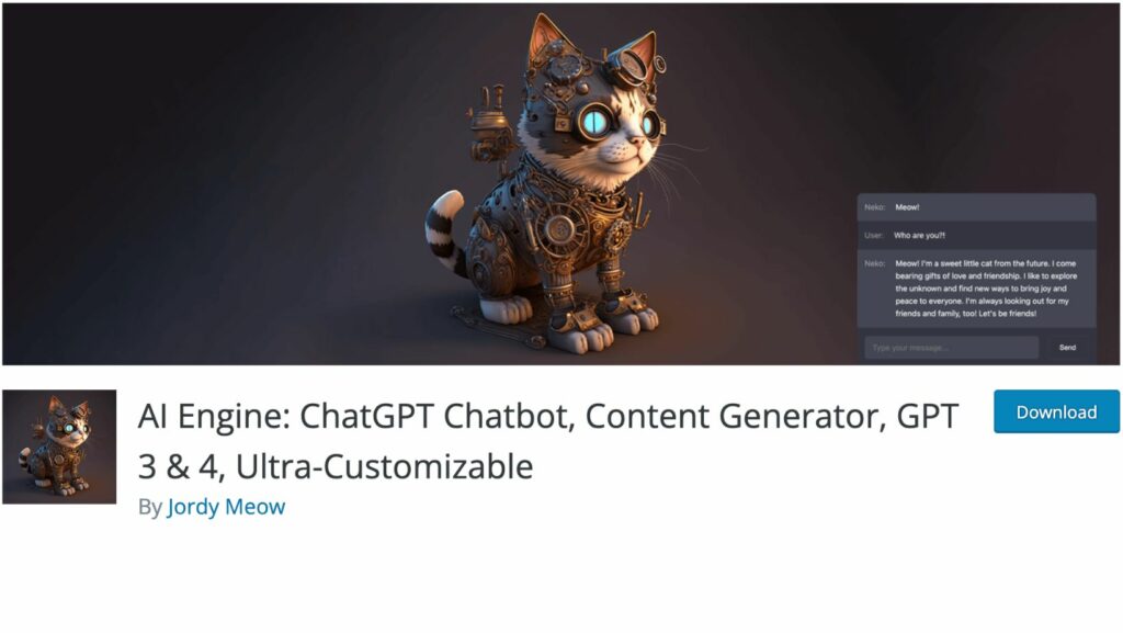 WordPress AI Engine Plugin